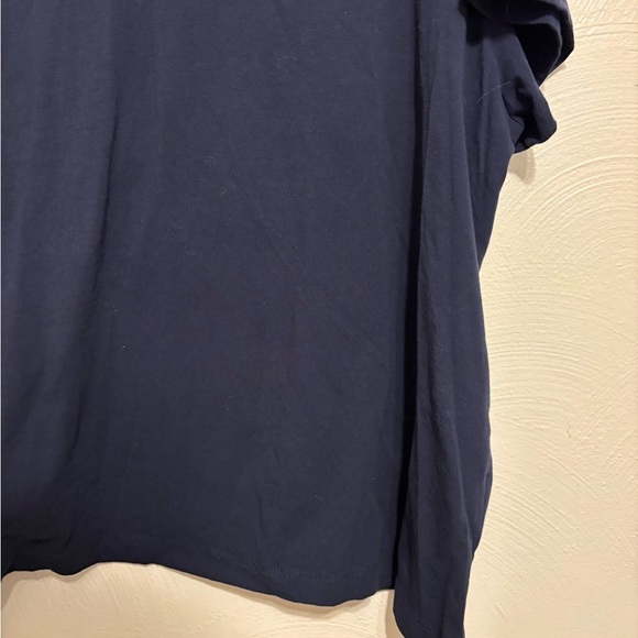 Nautica Men's Navy Blue V-Neck Shirt - Picture 7 of 8